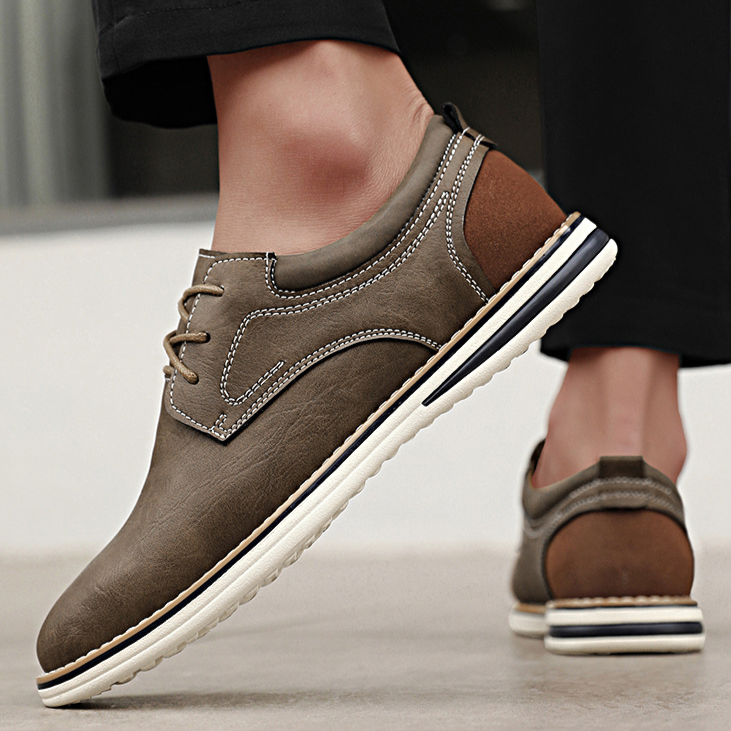 Valerio Genuine Leather Derby Shoes