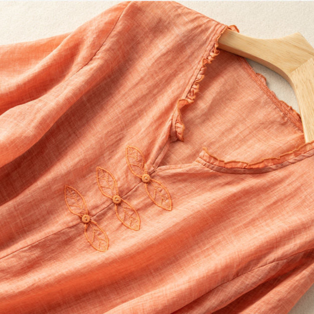 Anne Ackerman Linen Blouse
