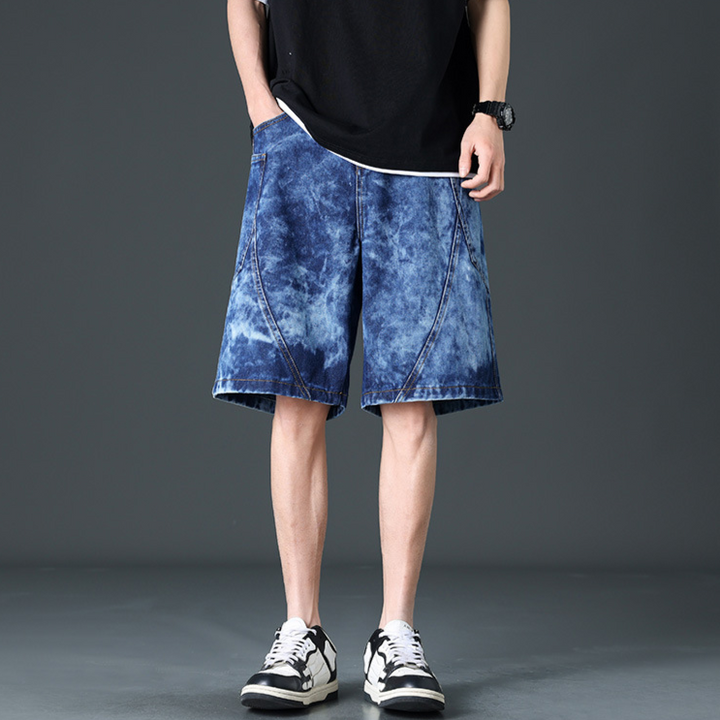 Delano Wide-Leg Denim Shorts