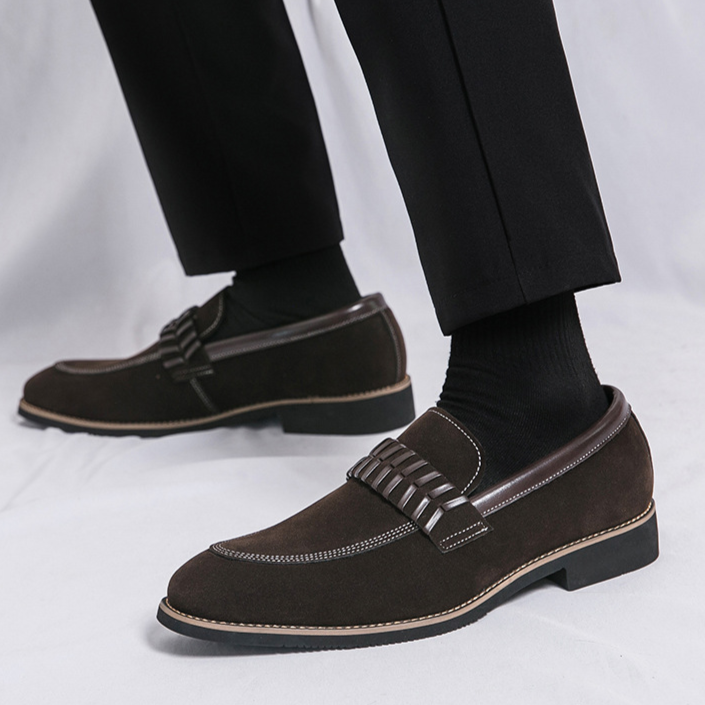 Oxford Suede Dress Loafers