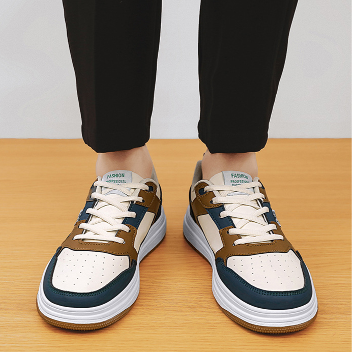 Urban Pulse Leather Sneakers