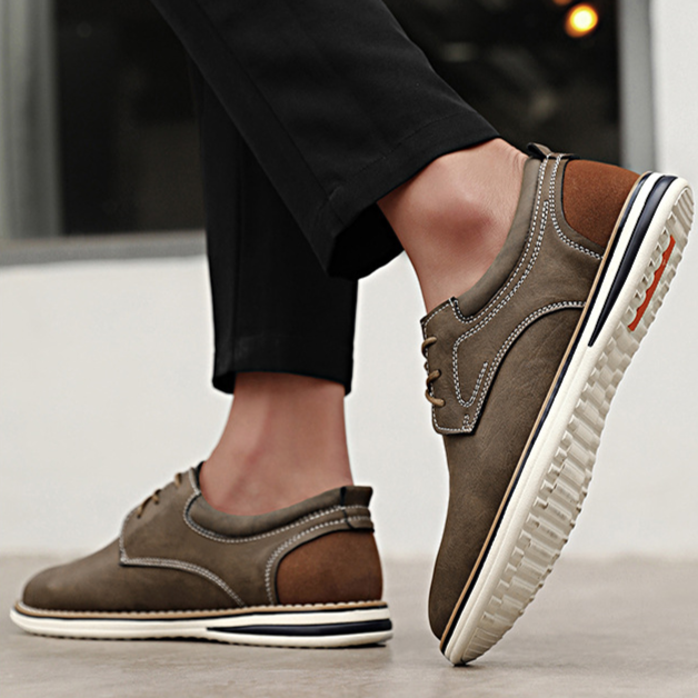Valerio Genuine Leather Derby Shoes
