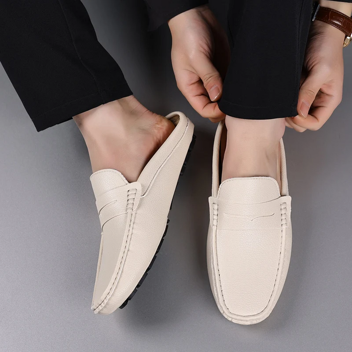 Morandi Genuine Leather Loafers