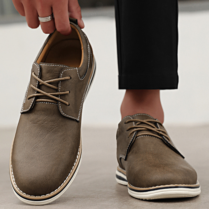 Valerio Genuine Leather Derby Shoes