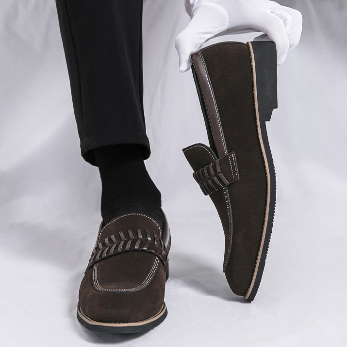 Oxford Suede Dress Loafers