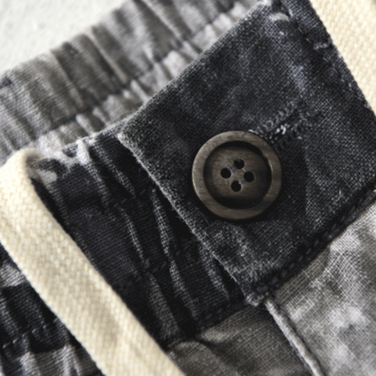 District Nine Camo Shorts