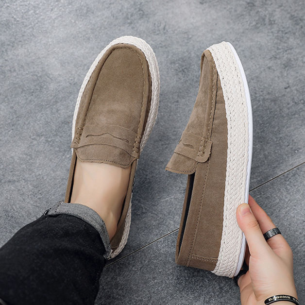 Marinelli Suede Penny Loafers