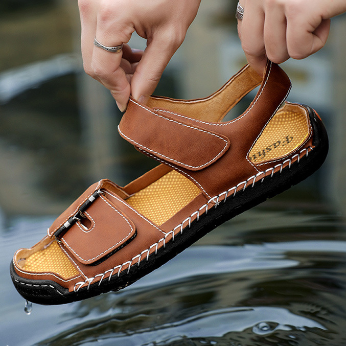 Tramell Genuine Leather Sandals