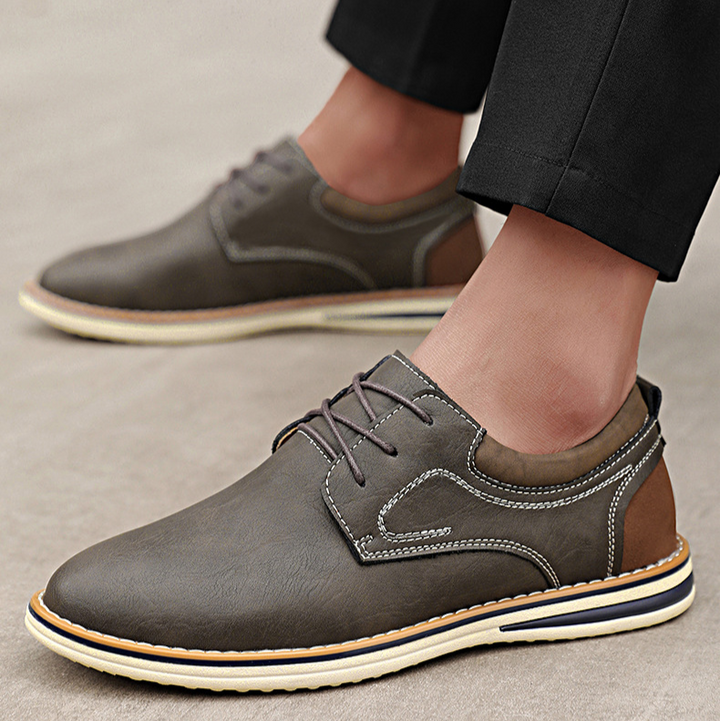 Valerio Genuine Leather Derby Shoes