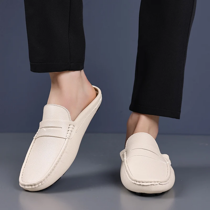 Morandi Genuine Leather Loafers