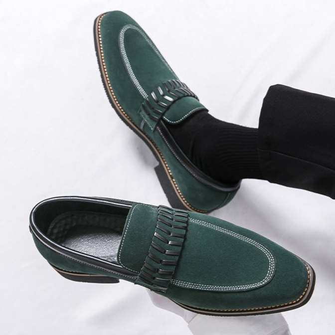 Oxford Suede Dress Loafers