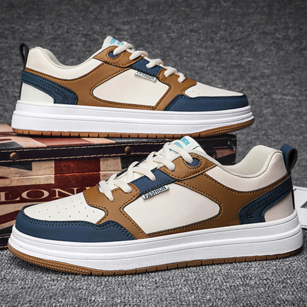 Urban Pulse Leather Sneakers