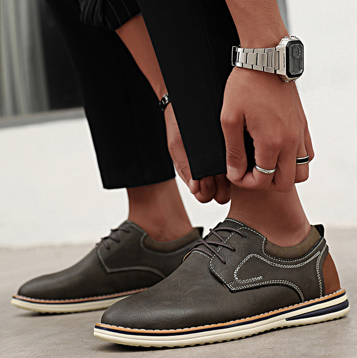 Valerio Genuine Leather Derby Shoes