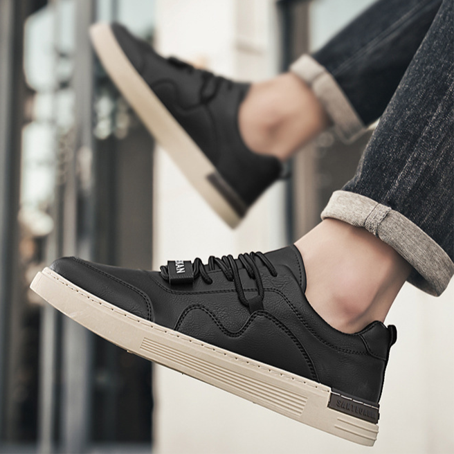 Ryder Genuine Leather Sneakers