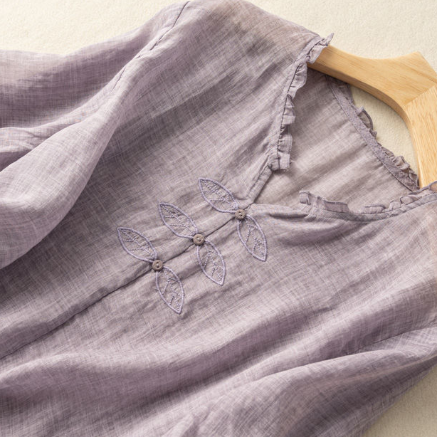 Anne Ackerman Linen Blouse