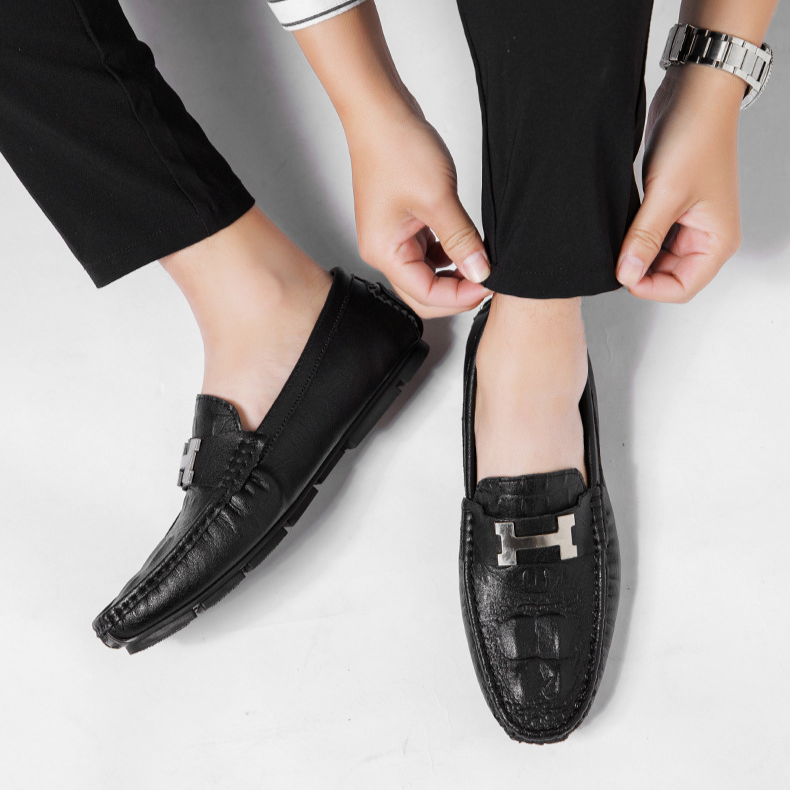 Strada Genuine Leather Loafers