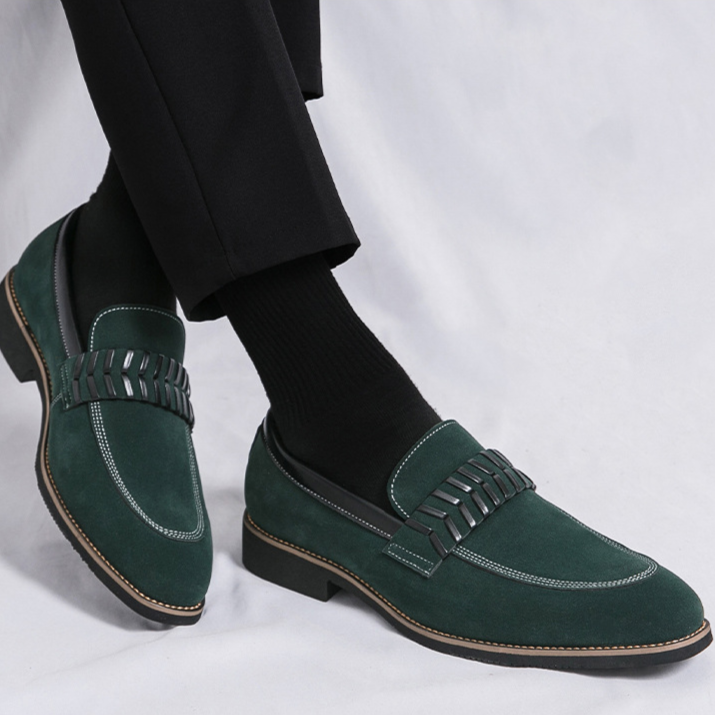 Oxford Suede Dress Loafers