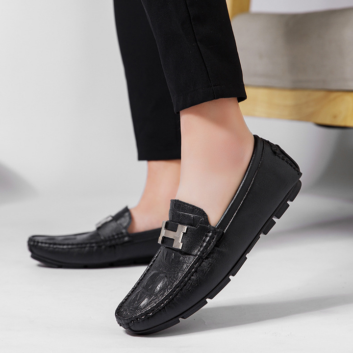 Strada Genuine Leather Loafers
