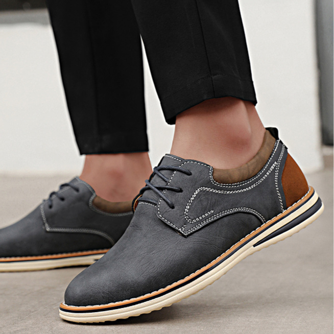 Valerio Genuine Leather Derby Shoes