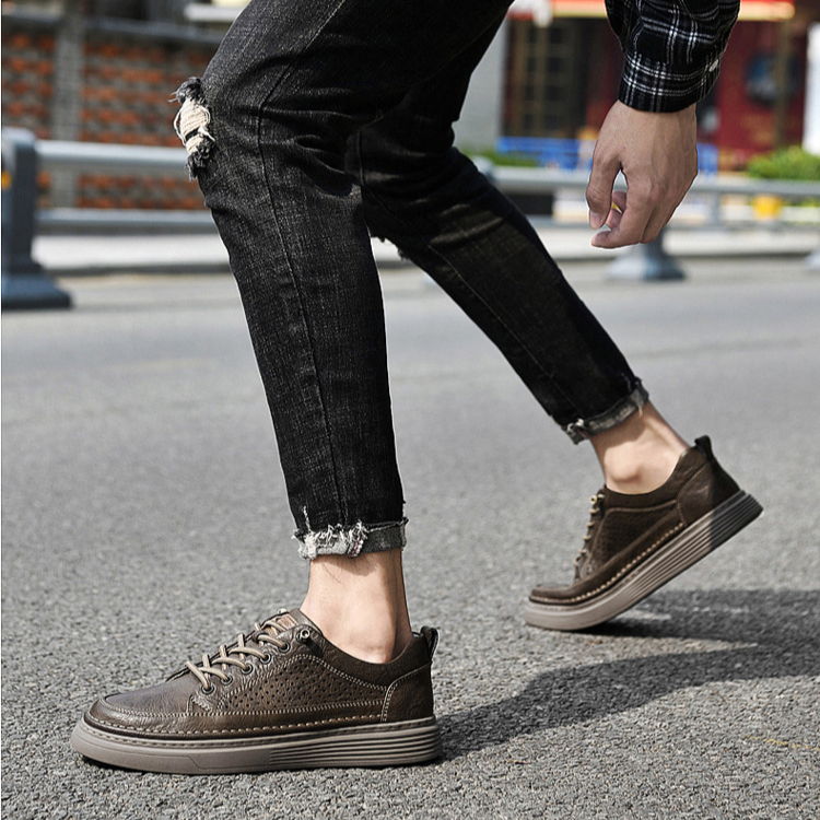 Lucca Genuine Leather Sneakers