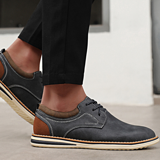 Valerio Genuine Leather Derby Shoes