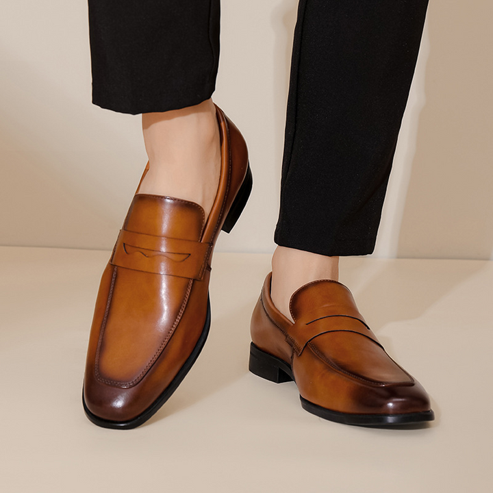 Bradbury Genuine Leather Penny Loafers