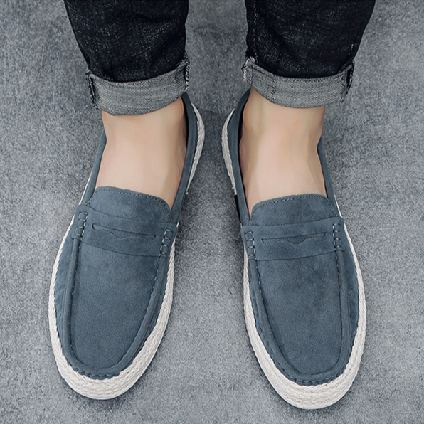 Marinelli Suede Penny Loafers