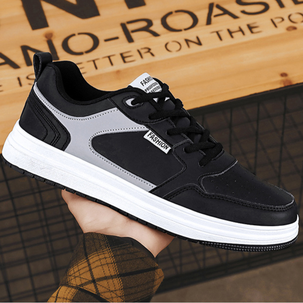 Urban Pulse Leather Sneakers