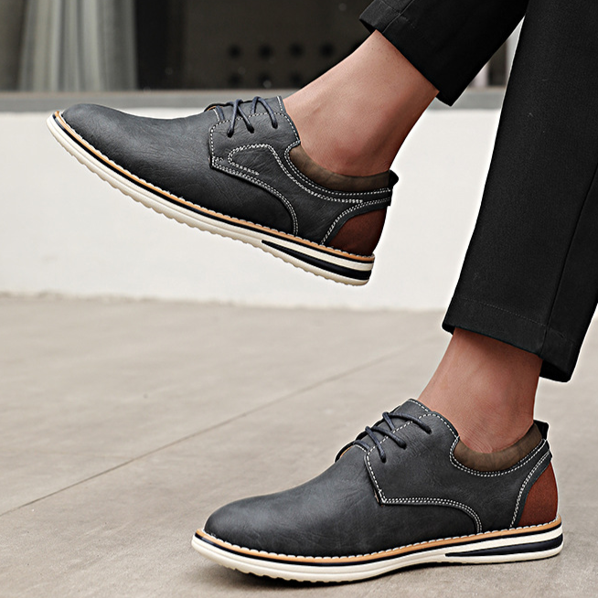 Valerio Genuine Leather Derby Shoes