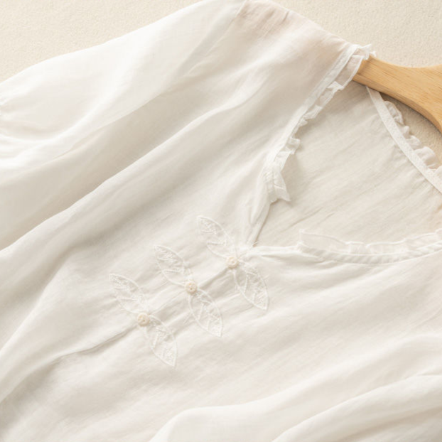Anne Ackerman Linen Blouse