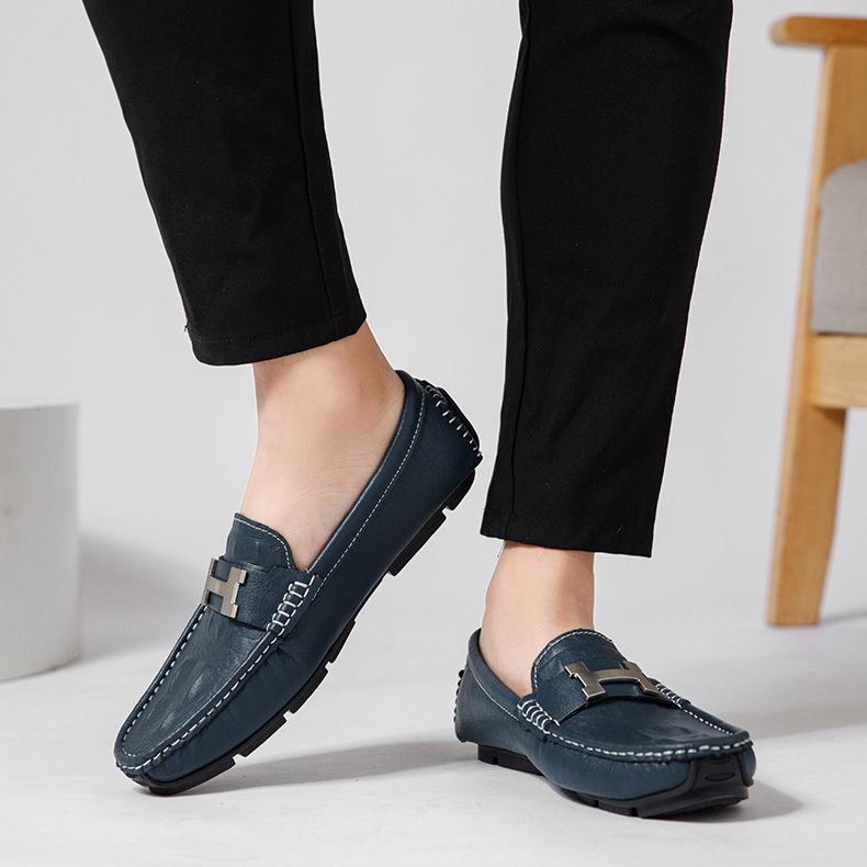 Strada Genuine Leather Loafers