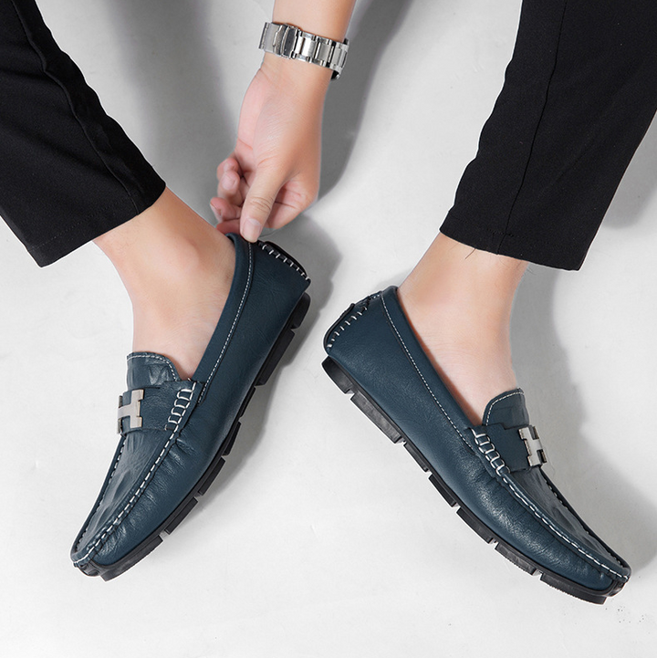 Strada Genuine Leather Loafers