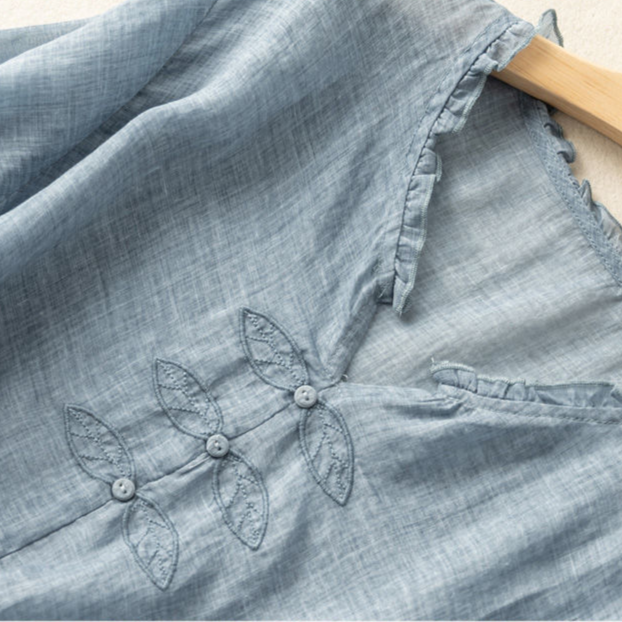 Anne Ackerman Linen Blouse