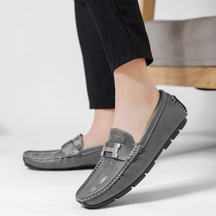 Strada Genuine Leather Loafers