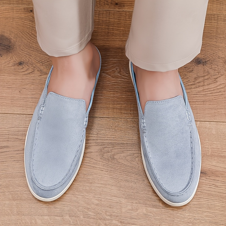 Beckham Suede Mule Loafers
