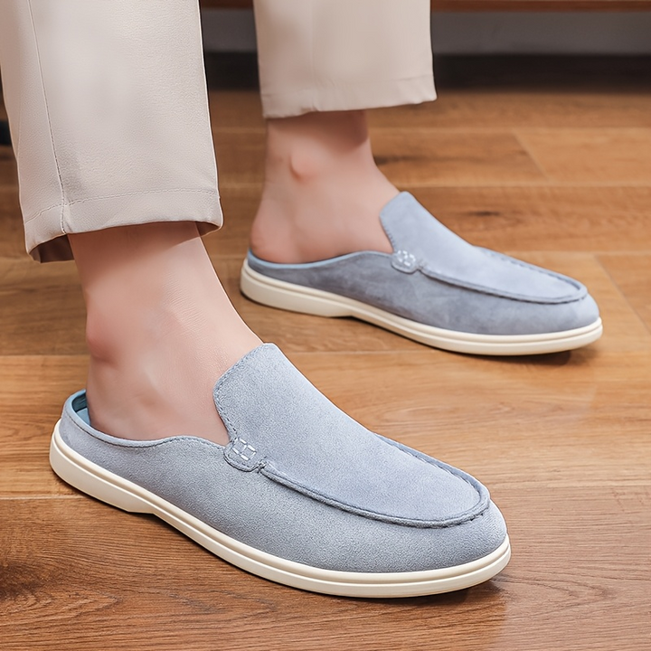 Beckham Suede Mule Loafers