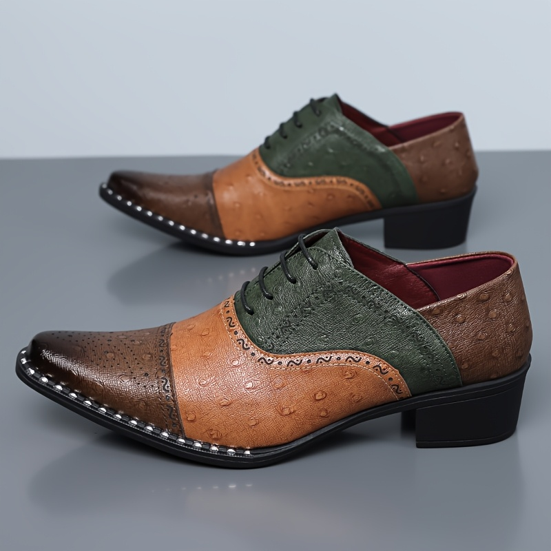 Belmont Ostrich Leather Dress Shoes