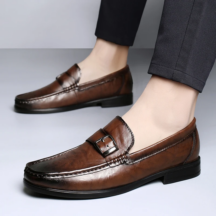 Luciano Italian Leather Loafers