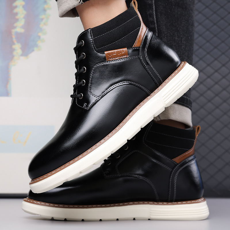 Oxford Leather Chukka Boots