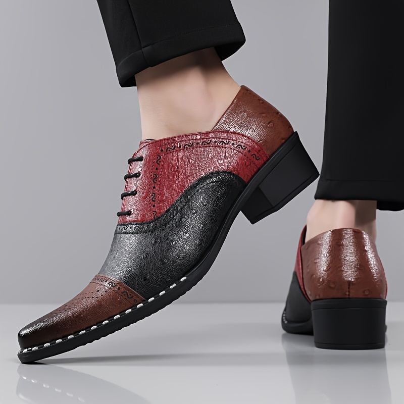 Belmont Ostrich Leather Dress Shoes