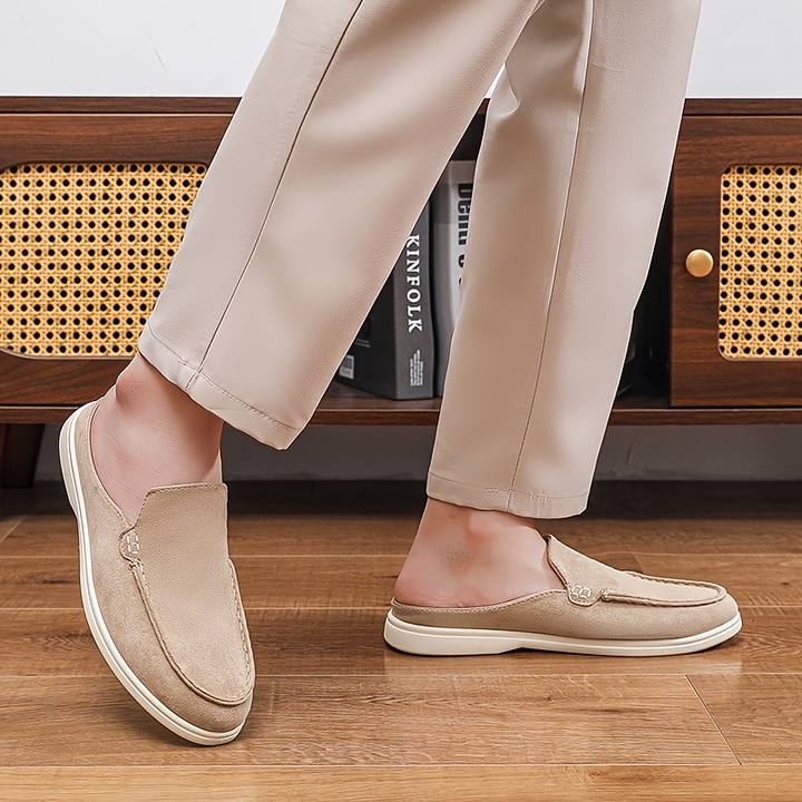 Beckham Suede Mule Loafers