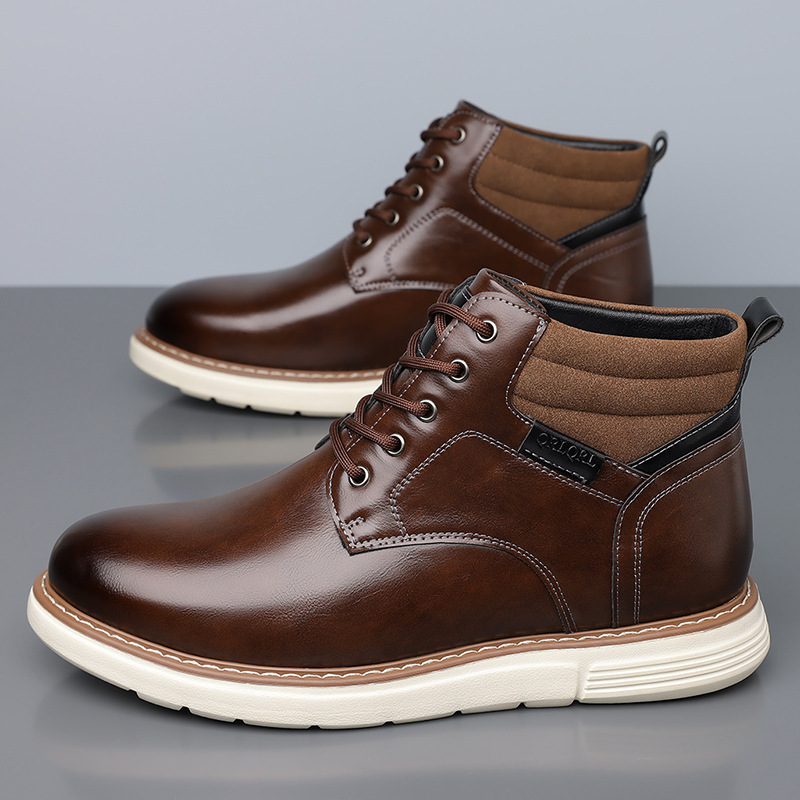 Oxford Leather Chukka Boots