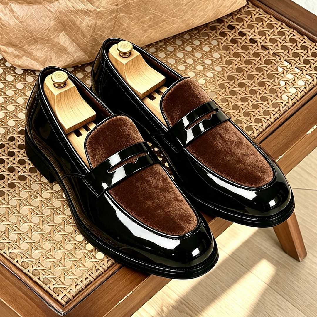Lucca Leather Penny Loafers