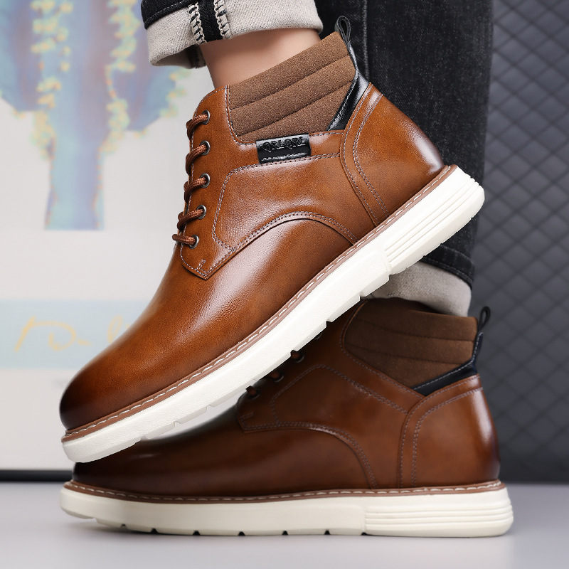 Oxford Leather Chukka Boots