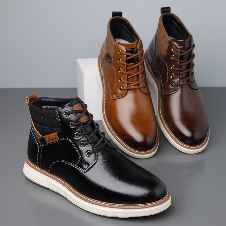 Oxford Leather Chukka Boots