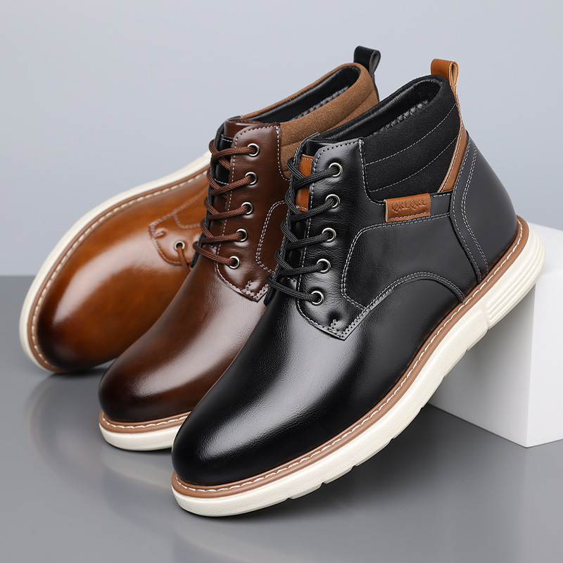 Oxford Leather Chukka Boots