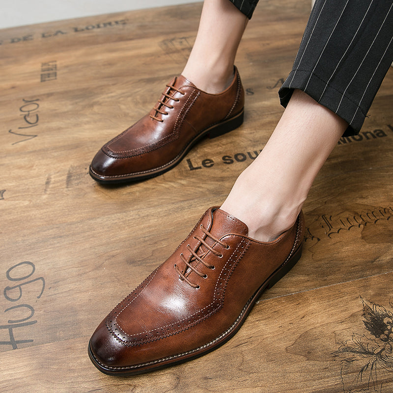 London Genuine Leather Dress Shoes