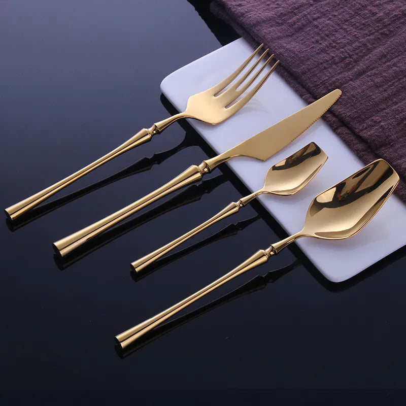 Golden Aerosteel Cutlery Set