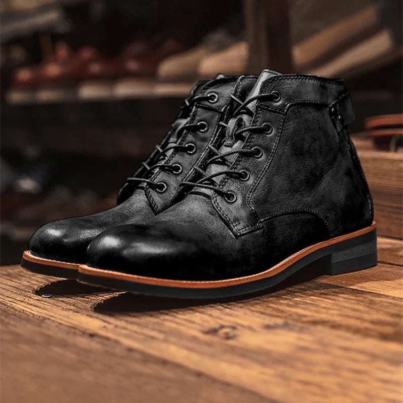 Hudson Handcrafted Genuine Leather Boots