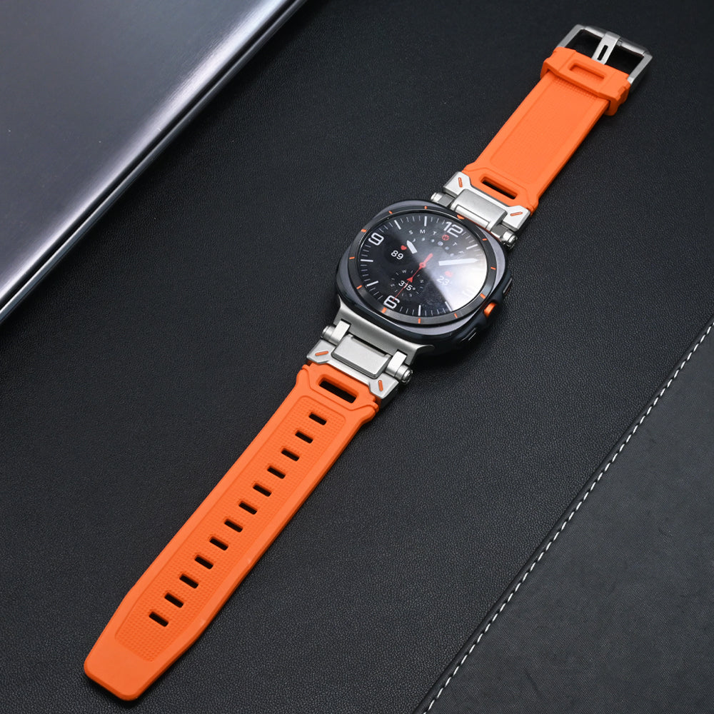 Titanium Galaxy Watch Ultra Silicone Band